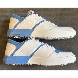 Nike Air Jordan Retro 1 Low G Golf UNC White Univ Blue Sz 10FZ4153-101